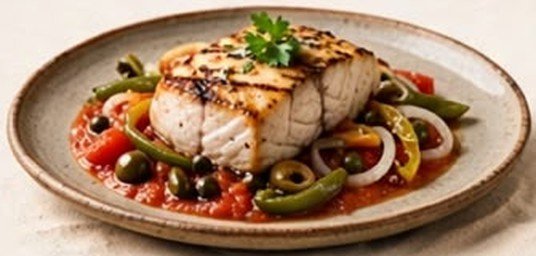Pescado a la veracruzana